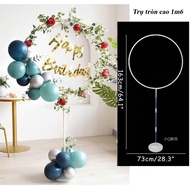 ROUND PILLARS WITH BALLOONS FOR BIRTHDAY DECORATION, BIRTHDAY ACCESSORIES CREATE BALLOON PILLARS, 1M