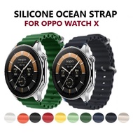 [Ready Stock] Silicone Ocean Strap Band for Smart Watch Oppo Watch X