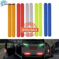 [ Wholesale Prices ] 2Pcs Pack Reflective Strip Car Rearview Mirror Reflex Tape Reflective Strip Car Sticker High Reflective Tape Automobile Anti-collision Night Driving Warning