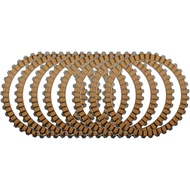 Road Passion Clutch Friction Plates 8 pcs for Harley Xl883 Sportster 883 / XL1200 Sportster 1200