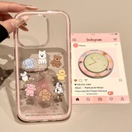 Anti-Fungus Cute Animal Watch Casing Oppo A6 Pro Reno 14F 14 Pro 5Ga5X A5I A3X A5 Pro 12F 5G A3S 11 