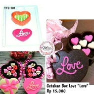 Mica Mold (plastic) Love Box "love"