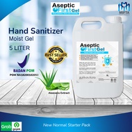 HAND SANITIZER GEL 5 LITER / ASEPTIC FIRST HAND SANITIZER GEL 5L