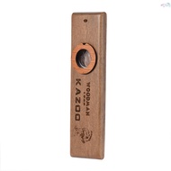 Handmade Wooden Kazoo Wood Harmonica with Metal Storage Box Musical Instrument Toy for Kids Adults