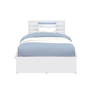 Koncept Furniture เตียง 3.5 ฟุต รุ่น Have สีขาว (114x200x90 ซม.)