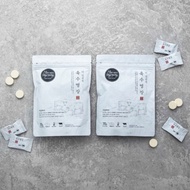 [HAETONG RYEONG] Convenient Coin Broth, Bone Broth, 70g x2 Pack, Bone Broth