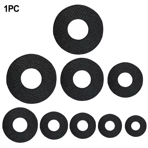 1PCS Fishing Reel Brake Washers Black Carbon Fiber Drag Washers For Baitcasting Drum Reels Fishings 