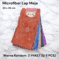 Bear Microfiber Cleaning Cloth (1 Pack contains 6 pcs) 30x30cm - Spartans69