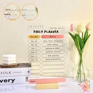 COD [UV PRINT] Acrylic Planner A4 Weekly planner Daily Planner Korean aesthetic cute ins