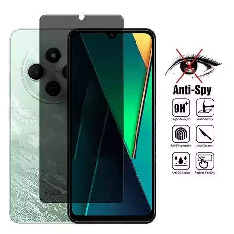 For Xiaomi Poco C75 Glass For Poco C75 Tempered Glass 6.88 inch Anti-spy Privacy Screen Protector Fo