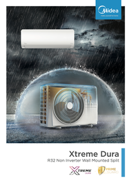 Midea [1.0HP/1.5HP] R32 Xtreme Dura Air Conditioner | MSXD-09CRN8, MSXD-12CRN8, MSXD09CRN8, MSXD12CR