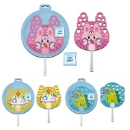 Hot Deal Cartoon Bubble Blower Fan Cute Bubble Fan For Outdoors Bubble Blower Handheld Fan Toy With 