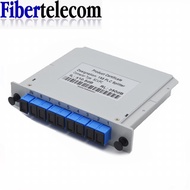 Cassette PLC Splitter 1x2 1x4 1x8 1x16 FTTH SC UPC Fiber Optic Splitter PLC Splitter Box Fiberhome All blue