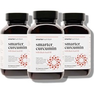 Smarter Nutrition Curcumin 60 kapsul - Penyerapan Berkuasa dalam SoftGel - Kurkuminoid - 95% Tetra-H