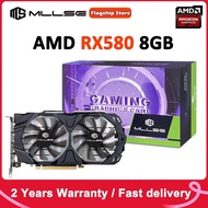 ☹MLLSE Video Card AMD RX 580 8G 256Bit 2048SP GDDR5 8Pin Graphics Cards For RX580 Series Cards,_Jz