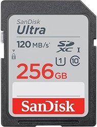 SanDisk 256GB Ultra SDXC UHS-I Memory Card - Up to 150MB/s, C10, U1, Full HD, SD Card - SDSDUNC-256G