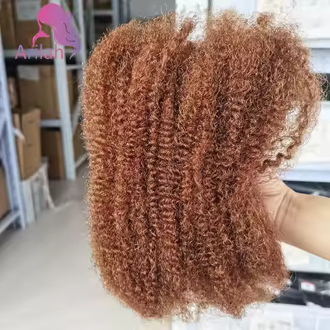 50g #27/30/4/Bug 10-18Inch 4C Afro Kinky Curly Human Crochet Hair Mongolian Virgin Human Hair Extens