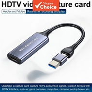 HDMI Video Capture Card 1080P 60Hz for Live Streaming Recording Camera PC