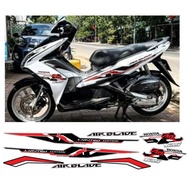 Ab airblade stamp 2013 white black red 2 stiker motor stiker basikal stiker moto