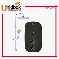 Champs Legend Instant Water Heater With DC Water Booster Pump &amp; Rain Shower/Water Heater/Instant heater