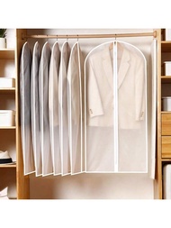 1 Piece 55in*23.6in Transparent Clothing Dust Cover, For Storing Coats, Shirts, Skirts, Pants, Etc.,