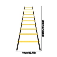 5m 10 sections Agility Ladder Quick Ladder for Training Storage Bag Included Instant Set-up Exercise
