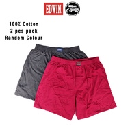 (2pcs) Edwin Men's Boxer 100% Cotton EV1259-2