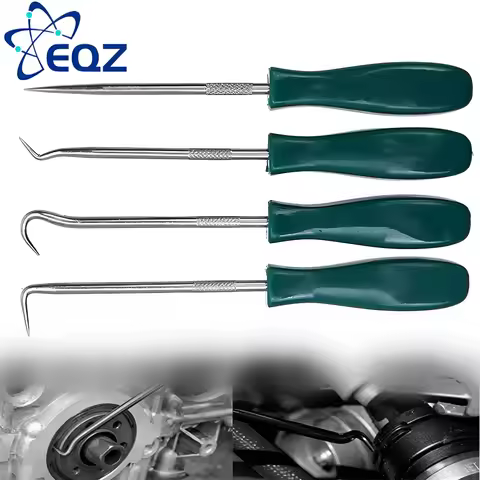 4Pcs Car Oil Seal Screwdrivers Set Hooks Tools O-Ring Seal Gasket Puller Remover Auto Vehicle Pick R