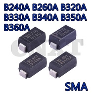 20PCS B240A B260A B320A B330A B340A B350A B360A-13-F SMA Shoteki Diode Rectifier DO-214AC