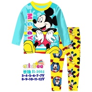 AILUBEE B1664 MICKEY LENGAN PANJANG LONGSLEEVE SLEEPWEAR NIGHTWEAR