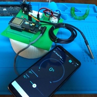 CUSTOMIZATION Arduino IoT Apps Blynk Project ESP32 Smart Fan Temperature Sensor DS18B20 Projek RBT T