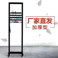 Computer Open Rack with Wheels Customized 42U22U Standard 19-Inch Network Cabinet Rack Display Rack 