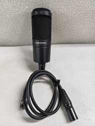 鐵三角 AT2020麥克風，實物拍攝，功能正常。帶線，適合錄音、直播、配音使用。 1.20