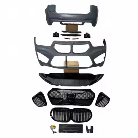 Suitable for BMW X1 F48 F49 2016-2022 X3M Style Body Kit Front Rear Bumper Side Skirt Exhaust Tips