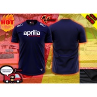 BAJU Aprilia limited vintage Motocycyle Tshirt Baju aprilia