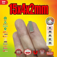 SUPER Strong NEODYMIUM MAGNET 15x4x2mm N52