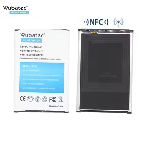Wubatec 1x 3200mAh EB-B800BC NFC Replacement Battery For Samsung Galaxy Note3 Note 3 N9000 N9002 N90