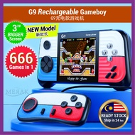 G9 666 Games In 1 Rechargeable Gameboy Classic Toys Video Game Console Konsol Permainan G9充电款游戏机