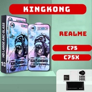 New generation KINGKONG GREEN Realme C75, C75x tempered glass | REALME screen protector| MEKCASE