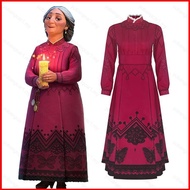 YG Disney Encanto Cos Mirabel Gradmother Abuela Dress for Kids Adult Cosplay Costume Summer Party Pe