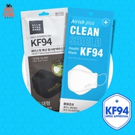 [10pcs] Airish Mask KF94 Mask Korea All Standard Facefit Mask ( 4ply mask / 3d mask / korean mask / 