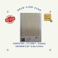CARTA HPL - CT 1728 T/ CT 1728T - Creamy Liner