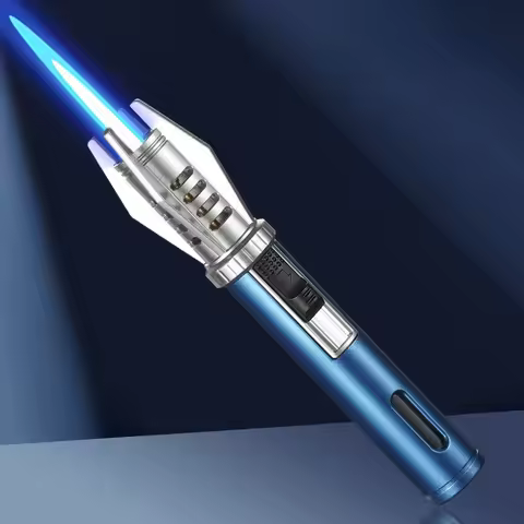 New Handheld Spray Gun Gas Lighter, Windproof Direct Injection High Temperature Welding Gun, Portabl