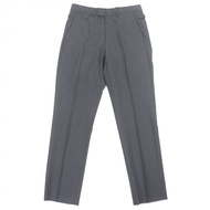 成色極佳 ▼LOUIS VUITTON18SS RM181F Gaston 羊毛棉質長褲，飾有 LV 刺繡，灰色，尺寸 38，正品，義大利製造，男士