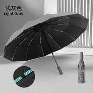 JK 12Ribs 60 Bone Automatic Umbrella Enlargement Umbrella Folding Three Fold Umbrella Anti UV Umbrel