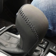 Suitable for Old and New Audi A3 A4L A6 A6L A7q5 Q7 Q3 Genuine Leather Shift Knob Cover Audi Block S