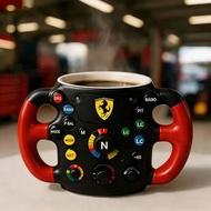 [Anyuan Featured] New Style F1 Steering Wheel 3D Mug F1 Fleet Steering Wheel 3D Ceramic Mug Mug