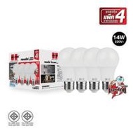 หลอด LED HI-TEK MUAY THAI 14 วัตต์ DAYLIGHT E27 แพ็ก 4 ชิ้น (1234943)