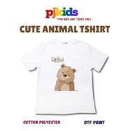 HELLO BEAR 2 II ANIMAL TSHIRT II KIDS 2-10 Y/O TEENS 10-17 Y/0 II PJKIDS