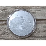 COCA-COLA SILVER COIN POLAR BEARS 1 OZ 999 SILVER ROUND